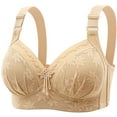 thumbnail image 3 of Aofany Bras for Women No Underwire Wireless Push Up Bras Full Coverage Bralettes Comfortable Everyday Bra with Support and Lift, 36B/C-46B/C, 3 of 3