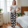 thumbnail image 5 of Halloween Pajama Pants for Women Men, Couples Flannel Pjs Pants Fuzzy Pjs Pants Plush Pajama Bottom Costume Sleepwear Matching Pajamas Halloween Christmas Gifts, 5 of 9