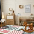 thumbnail image 2 of Patchwork Girl 5'4" x 7'8" area rug in color Blush, 2 of 5