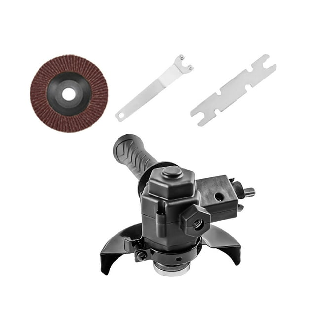 Adaptador de taladro a amoladora , cabezal de conversión con mango, accesorios de herramientas modificadas DIY, convertidor de amoladora para cortar Juego de ruedas de rejilla Sunnimix Convertidor de taladro eléctrico