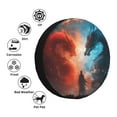 thumbnail image 3 of Bingfone Red And Blue Sky Dragon Spare Tire Cover Weatherproof Universal Wheel Protectors for RV Camper Travel Trailer SUV Truck-14 inch, 3 of 8