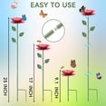 thumbnail image 3 of Bee Watering Station, Butterfly Feeder, Metal Bee Water Feeder with Flower Design,Elegant Outdoor Rose Yard & Patio Garden Decor (4PCS), 3 of 7