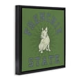 thumbnail image 4 of Stupell Industries Vintage Frenchie State Novelty & Humor Painting Black Floater Framed Canvas Art Print Wall Art, 18 x 18, 4 of 10