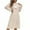 Yellow, variant on Women's Nightgown Fuzzy Fleece Plush Thicken House Coat Casual Long Sleeve Crewneck Sleepwear Flannel Night Dress Pink S