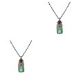 thumbnail image 4 of Youkk Luminous Glass Ghosts Necklace - Unique For Spooky Halloween Cosplay Skin-friendly Tiny Ghosts 2Set, 4 of 6