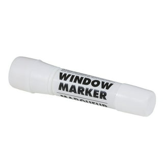 Autowriter Window Markers for Glass Washable Car Window Paint Pen- Dry Erase Liquid Chalk Marker Car Decorations on All Surfaces, Tire, Windshield - Auto