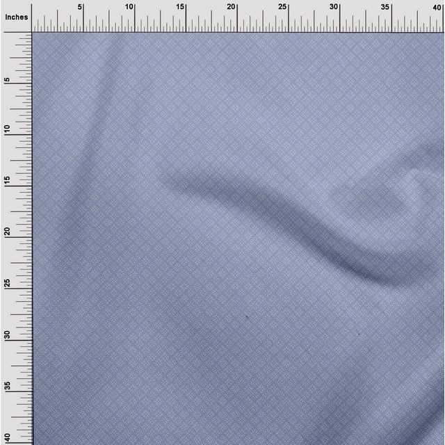 oneOone Cotton Poplin Fabric Shapes Geometric Sashiko Print Decor Fabric Printed BTY 42 Inch Wide