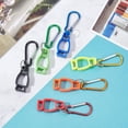 thumbnail image 5 of 12Pcs 6 Colors Plastic Glove Clips Colorful Belt Holders Work Safety Metal Clip Clamp Grabber Catcher Tools for Belt Construction Loop Guards Labors Workers Adults, 5 of 6
