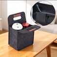 thumbnail image 6 of Felt Insulated Drink Carrier Tote Bag, Reusable 2 Bottle Beverage Organizer with Divider and Pocket, SomWiBe Travel Takeout Caddy, 6 of 6