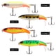 thumbnail image 5 of Señuelo de pesca flotante artificial Lixada de 4 pulgadas y 13 g con popper en la superficie, 5 of 8