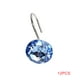 thumbnail image 5 of Toystoory 12 Uds. Ganchos redondos para cortina de ducha enrollables, diamantes de imitación acrílicos para baño, diamantes de imitación Tratamientos de ventanas azul, 5 of 6