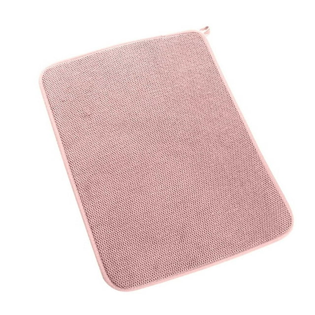 Harpily Kitchen Placemats Dish Drying Mat For Kitchen Counter Super Absorbent Dish Drying Pads Microfiber Drying Mat Quick Dish Draining Mat