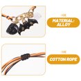 thumbnail image 3 of WHAMVOX 1Pack Cool Punk Bat Pendant Luminous Bracelet For Women Various Occasions, 3 of 8