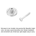 thumbnail image 4 of Unique Bargains Guitare String Retenue Guide Arbre Rond Slotted Guides Arbres Argent avec Vis pour Guitare Basse, 4 of 5
