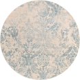 thumbnail image 1 of Unique Loom 3127078 6 x 6 ft. Paris Oak Round Rug, Blue, 1 of 5