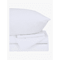 thumbnail image 1 of Juego de sábanas matrimoniales color blanco con diseño liso 4 piezas, 1 of 4