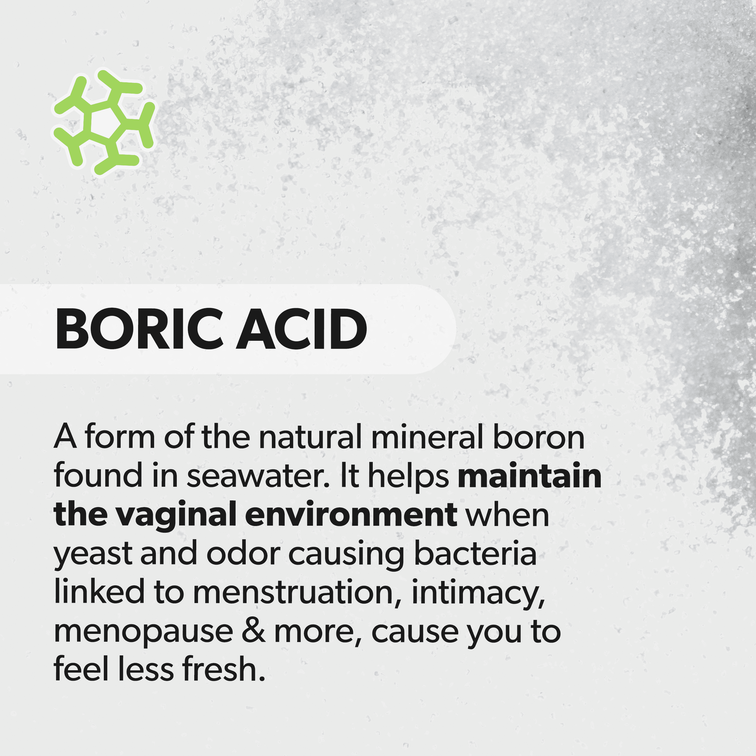 AZO Boric Acid Vaginal Suppositories with Aloe Vera, Supports Odor Control & Freshness Naturally, 30 Count