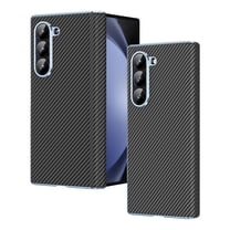 Samsung Galaxy Z Fold 5 Phone Case, Protective Cover with Color Variety, Smooth Grip, Soft and Sleek Design, Snug Fit, Hard PC&PU Leather,Shockproof Phone Cover,with port protection,Black