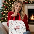 thumbnail image 5 of YOHAVEN Non-Woven Christmas Gift Bags 12.6"x9.8"x6.7" Reusable Holiday Bags for Clothing Accessories Snacks, Family Christmas Exchanges, Friends Gifting, Christmas Decorations Indoor, Wrapping Paper, 5 of 6