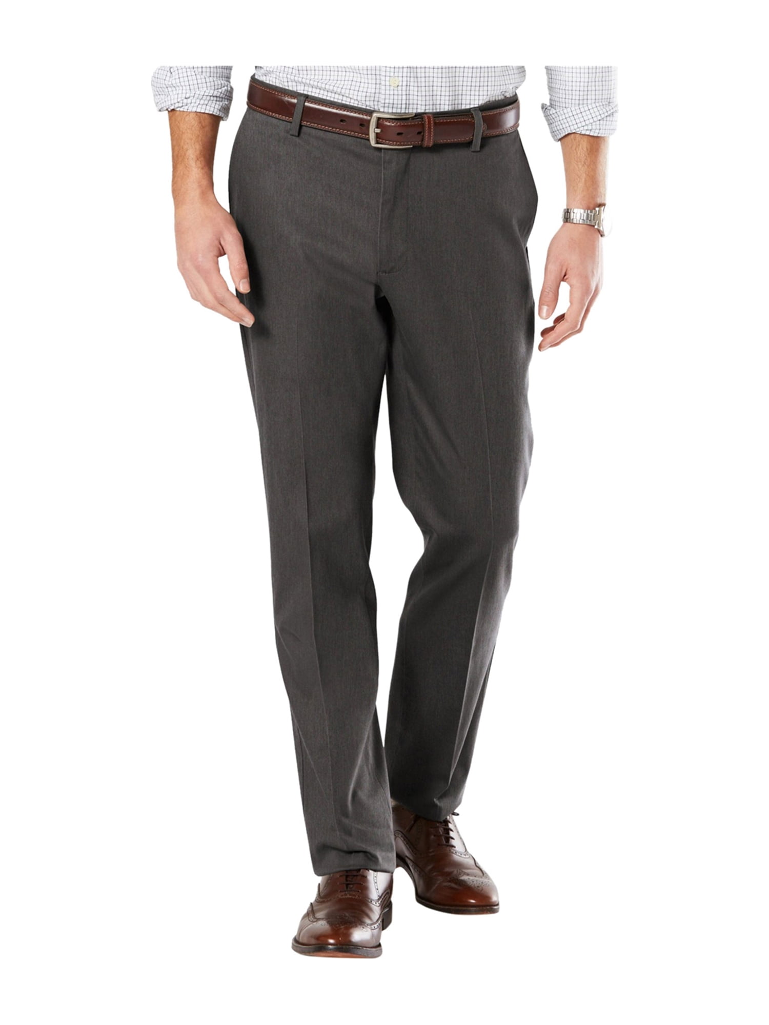 Dockers Mens Signature khaki Dress Pants Slacks gray 36x34 | Walmart Canada