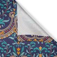 thumbnail image 6 of Ambesonne Autumn Damask Valance & Curtain, Baroque Floral Image, 55"x30", Dark Lavender and Multicolor, 6 of 7