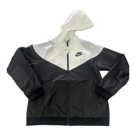 Nike Women?s Windrunner Jacket White/Black AR3092-010 | Full Zip Hooded