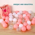thumbnail image 4 of 50 Uds. Pelotas Para Niños, 1,6 Pulgadas Ocean Ball Swim Pit Toys Bpa-Free Colorful Fun Balls Macaron Ocean Balls Para Interior Y Exterior Muyoka Hogar, 4 of 7