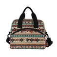 thumbnail image 6 of FORMRS Reusable Lunch Bag for Work School Leakproof Insulated Cooler with Adjustable Shoulder Strap, Tribal Art, 6 of 6