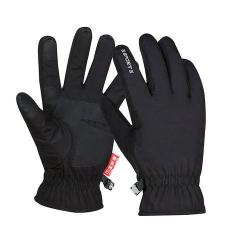 

TUOBARR Unisex Winter Warm Waterproof Gloves Outdoor Cycling Zipper Touch-Screen Gloves