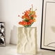 thumbnail image 4 of Flores de crisantemo artificial - Arreglo floral artificial de 13,7" de altura para decoración del hogar, blanco, rosa, morado, naranja, amarillo, 4 of 6