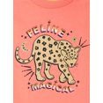 thumbnail image 2 of 365 Kids from Garanimals Girls Short Sleeve Boxy Graphic Tee, Sizes 4-10, 2 of 3