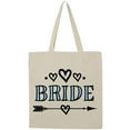 thumbnail image 3 of Inktastic Bride Cute Wedding Bridal Party Tote Bag, 3 of 5