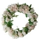 thumbnail image 4 of Guirnalda de flores para puerta artificial, oficina en casa, colgante, simulación, decoración floral, banquete de boda, corona de flores falsas, champán AweSitey HA9087-06B, 4 of 6