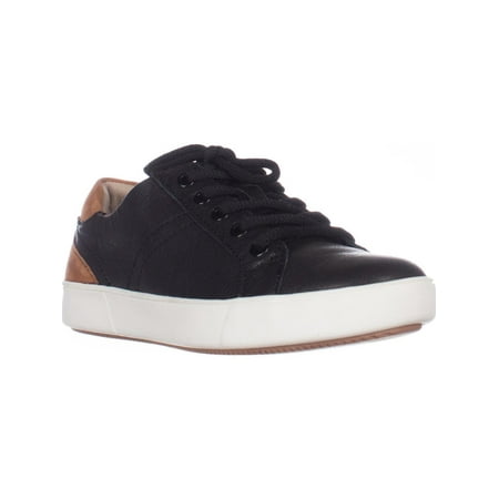 Womens naturalizer Morrison Low Rise Fashion Sneakers, Black Leather