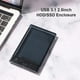 thumbnail image 4 of A 1 Disco Duro 2.5 pulgadas SSD Case SATA USB3. Caja de disco duro SSD de 8 TB (transparente) negra, 4 of 9