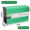 thumbnail image 2 of 58.8V 4A Li-ion Charger with Multiple Safety Protections Suitable for 14S 52V Li-ion Battery （DC 5.5 x 2.5mm/5.5 x 2.1mm Plug）, 2 of 7