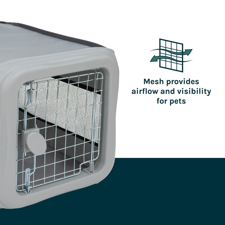 Sport Pet Designs 22.5-inch Collapsible Pop-up Dog Kennel, Gray