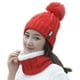 thumbnail image 1 of Sonducket Gorros de punto de invierno de marca, gorros gruesos y cálidos para mujer, gorro de punto para mujer, gorro con letras, gorros, conjuntos para Sombreros rojo Sonducket PS12782-01, 1 of 6
