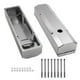 thumbnail image 1 of Tuningsworld Tapas de válvulas de aluminio para motor Chevy SBC 283 302 305 327 350 383 400 bloque pequeño (1958-1986) carril Billet de 1/4", 1 of 1