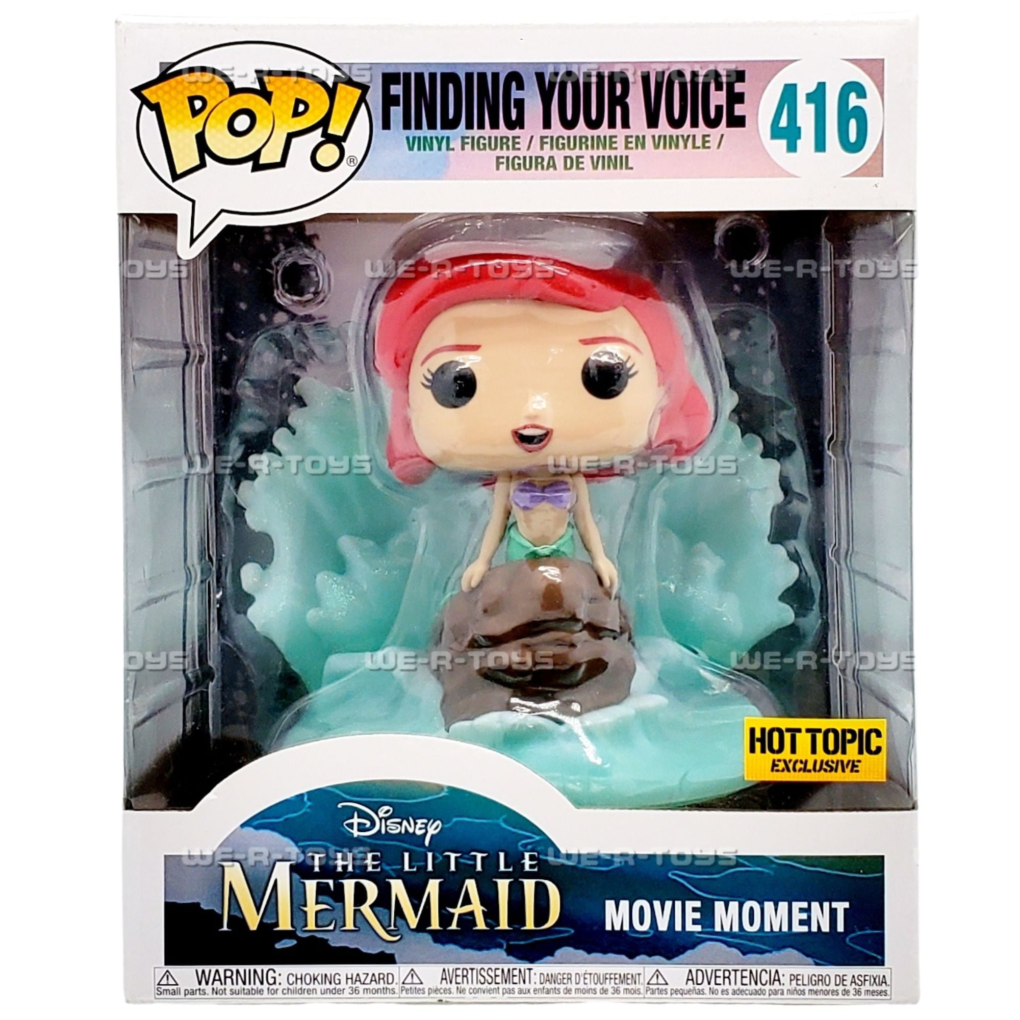 Funko Pop! Disney The Little Mermaid 4 Pack WMT Exclusive Diamond