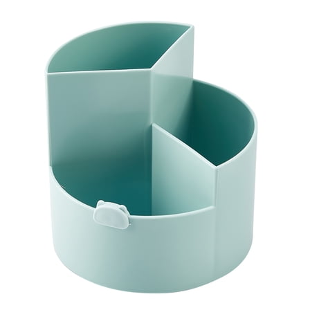 3-Compartment Desktop Organizer, Teal