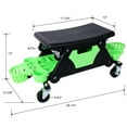 thumbnail image 2 of Rolling Mechanic Seat Tool Tray 300LBS Capacity Garage Home, 2 of 7