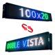 thumbnail image 2 of Letrero Led 3 Colores Programable Doble Vista Wifi 100cm X 20cm Publicidad, Negocio, Tiendas, 2 of 5