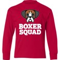 thumbnail image 3 of Inktastic Dog Boxer Squad Long Sleeve Youth T-Shirt, 3 of 5