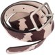 thumbnail image 3 of Cinturón ajustable con estampado de vaca para mujer, estilo western., 3 of 7