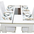 thumbnail image 4 of Ryvnso Placemats Set of 4 White Gold Marble Dining Mats Heat-Resistant Non-Slip Washable Table Mat, 4 of 8