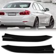 thumbnail image 4 of Rear Bumper Canard Protector, High Strength Rear Bumper Diffuser Car Rear Side Diffuser Glossy Black Easy To Install  For Car, 4 of 8