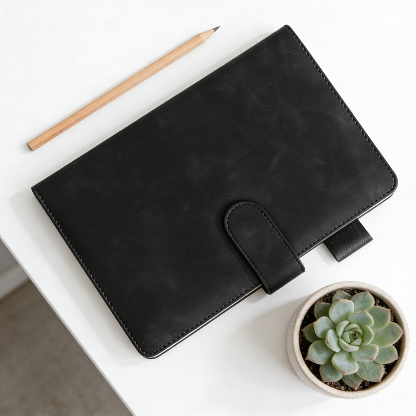 weibbin Notebook Meeting Record Book Simplified Business Office Thickened Journal for Note Taking