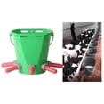 thumbnail image 3 of Cubo de 8L para caballos, ovejas, corderos y perros cinco pezones, 3 of 8