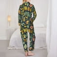 thumbnail image 5 of Junzan Colorful Hippie Print Womens Pajama Sets,Long Sleeve Button Down For Women Pjs 2 Piece, 5 of 9